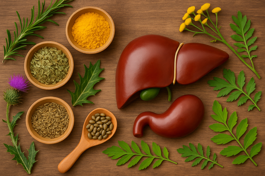 Fytoterapie-léčivé rostliny: Trávicí systém: žlučník a játra